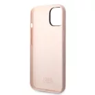 Karl Lagerfeld Liquid Silicone Karl Head Apple iPhone 14 (6.1) hátlapvédő tok pink (KLHCP14SSLKHLP)
