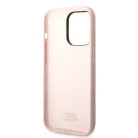 Karl Lagerfeld Liquid Silicone Karl Head Apple iPhone 14 Pro Max (6.7) hátlapvédő tok pink (KLHCP14XSLKHLP)