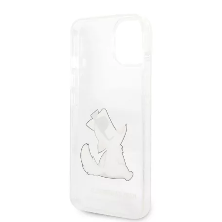 Karl Lagerfeld PC/TPU Choupette Eat Apple iPhone 14 Pro (6.1) hátlapvédő tok átlátszó (KLHCP14LCFNRC)
