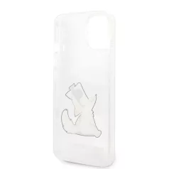   Karl Lagerfeld PC/TPU Choupette Eat Apple iPhone 14 Pro Max (6.7) hátlapvédő tok átlátszó (KLHCP14XCFNRC)