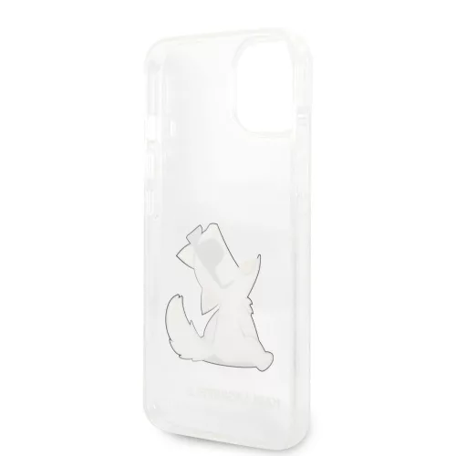 Karl Lagerfeld PC/TPU Choupette Eat Apple iPhone 14 Pro Max (6.7) hátlapvédő tok átlátszó (KLHCP14XCFNRC)