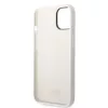 Karl Lagerfeld Liquid Silicone Ikonik NFT Apple iPhone 14 Plus (6.7) hátlapvédő tok fehér (KLHCP14MSNIKBCH)
