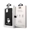Karl Lagerfeld Liquid Silicone Choupette NFT Apple iPhone 14 Plus (6.7) hátlapvédő tok fekete (KLHCP14MSNCHBCK)