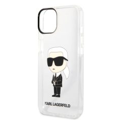   Karl Lagerfeld IML Ikonik NFT Apple iPhone 14 Plus (6.7) hátlapvédő tok átlátszó (KLHCP14MHNIKTCT)