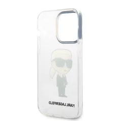   Karl Lagerfeld IML Ikonik NFT Apple iPhone 14 Pro (6.1) hátlapvédő tok átlátszó (KLHCP14LHNIKTCT)