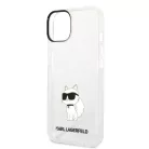 Karl Lagerfeld IML Choupette NFT Apple iPhone 14 (6.1) hátlapvédő tok átlátszó (KLHCP14SHNCHTCT)