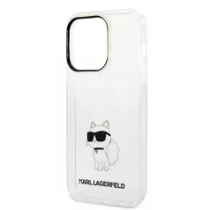   Karl Lagerfeld IML Choupette NFT Apple iPhone 14 Pro Max (6.7) hátlapvédő tok átlátszó (KLHCP14XHNCHTCT)