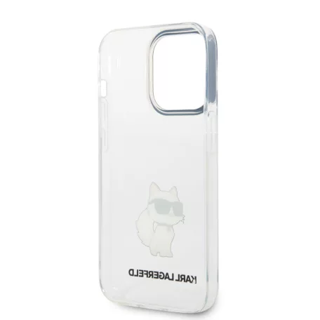 Karl Lagerfeld IML Choupette NFT Apple iPhone 14 Pro Max (6.7) hátlapvédő tok átlátszó (KLHCP14XHNCHTCT)