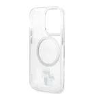 Karl Lagerfeld IML Karl and Choupette NFT MagSafe Apple iPhone 14 Pro Max (6.7) hátlapvédő tok átlátszó (KLHMP14XHNKCIT)