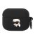 Karl Lagerfeld 3D Logo NFT Karl Head Apple Airpods Pro szilikon tok fekete (KLAPRUNIKK)