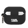 Karl Lagerfeld 3D Logo NFT Karl Head Apple Airpods Pro szilikon tok fekete (KLAPRUNIKK)