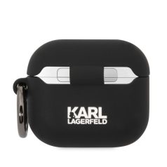   Karl Lagerfeld 3D Logo NFT Karl Head Apple Airpods 3 szilikon tok fekete (KLA3RUNIKK)