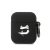 Karl Lagerfeld 3D Logo NFT Choupette Head Apple AirPods 1/2 szilikon tok fekete (KLA2RUNCHK)