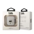 Karl Lagerfeld 3D Logo NFT Karl Head TPU Head Apple AirPods 1/2 szilikon tok fehér (KLA2HNIKTCT)
