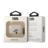 Karl Lagerfeld 3D Logo NFT Karl and Choupette TPU Glitter Apple Airpods Pro szilikon tok fehér (KLAPHNKCTGT)