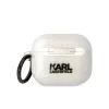 Karl Lagerfeld 3D Logo NFT Karl and Choupette TPU Glitter Apple Airpods 3 szilikon tok fehér (KLA3HNKCTGT)