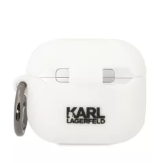   Karl Lagerfeld and Choupette Apple Airpods 3 szilikon tok fehér (KLACA3SILKCW)