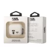 Karl Lagerfeld and Choupette Apple Airpods 3 szilikon tok fehér (KLACA3SILKCW)