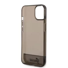   Guess Apple iPhone 14 (6.1) PC/TPU Camera Outline Translucent hátlapvédő tok fekete (GUHCP14SHGCOK)