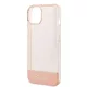 Guess Apple iPhone 14 Plus (6.7) PC/TPU Camera Outline Translucent hátlapvédő tok pink (GUHCP14MHGCOP)