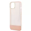 Guess Apple iPhone 14 Pro (6.1) PC/TPU Camera Outline Translucent hátlapvédő tok pink (GUHCP14LHGCOP)