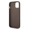 Guess Apple iPhone 14 Plus (6.7) 4G Stripe hátlapvédő tok barna (GUHCP14MG4GLBR)