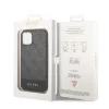 Guess Apple iPhone 14 (6.1) 4G Stripe hátlapvédő tok szürke (GUHCP14SG4GLGR)