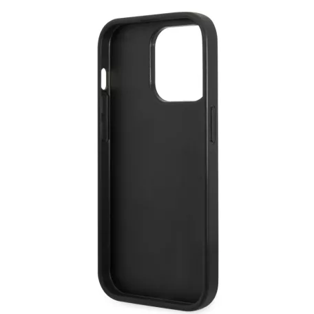 Guess Apple iPhone 14 Pro (6.1) 4G Stripe hátlapvédő tok szürke (GUHCP14LG4GLGR)