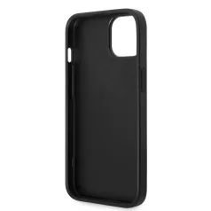   Guess Apple iPhone 14 (6.1) PU Leather Saffiano hátlapvédő tok fekete (GUHCP14SPSASBBK)