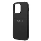 Guess Apple iPhone 14 Pro Max (6.7) PU Leather Saffiano hátlapvédő tok fekete (GUHCP14XPSASBBK)