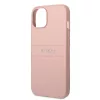Guess Apple iPhone 14 (6.1) PU Leather Saffiano hátlapvédő tok pink (GUHCP14SPSASBPI)