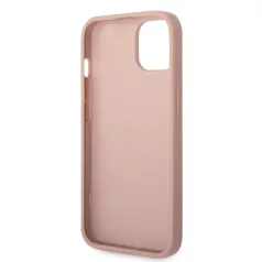   Guess Apple iPhone 14 (6.1) PU Leather Saffiano hátlapvédő tok pink (GUHCP14SPSASBPI)