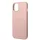 Guess Apple iPhone 14 Plus (6.7) PU Leather Saffiano hátlapvédő tok pink (GUHCP14MPSASBPI)