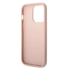   Guess Apple iPhone 14 Pro Max (6.7) PU Leather Saffiano hátlapvédő tok pink (GUHCP14XPSASBPI)