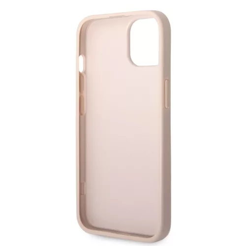 Guess Apple iPhone 14 (6.1) 4G Metal Logo hátlapvédő tok pink (GUHCP14S4GMGPI)