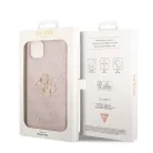 Guess Apple iPhone 14 Plus (6.7) 4G Metal Logo hátlapvédő tok pink (GUHCP14M4GMGPI)