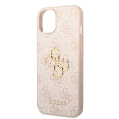   Guess Apple iPhone 14 Pro Max (6.7) 4G Metal Logo hátlapvédő tok pink (GUHCP14X4GMGPI)