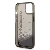 Karl Lagerfeld Translucent Liquid Glitter Apple iPhone 14 Plus (6.7) hátlapvédő tok fekete (KLHCP14MLCKVK)