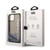 Karl Lagerfeld Translucent Liquid Glitter Apple iPhone 14 Plus (6.7) hátlapvédő tok fekete (KLHCP14MLCKVK)