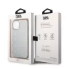 Karl Lagerfeld Iridescent Monogram Apple iPhone 14 (6.1) hátlapvédő tok ezüst (KLHCP14SLGMMSV3)