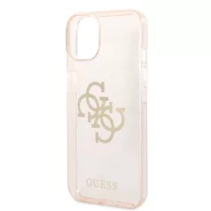   Guess Apple iPhone 14 (6.1) Big 4G Full Glitter hátlapvédő tok arany (GUHCP14SPCUGL4GGO)