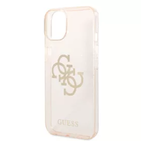   Guess Apple iPhone 14 (6.1) Big 4G Full Glitter hátlapvédő tok arany (GUHCP14SPCUGL4GGO)