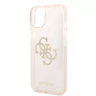Guess Apple iPhone 14 Plus (6.7) Big 4G Full Glitter hátlapvédő tok arany (GUHCP14MPCUGL4GGO)
