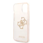 Guess Apple iPhone 14 Pro (6.1) Big 4G Full Glitter hátlapvédő tok arany (GUHCP14LPCUGL4GGO)