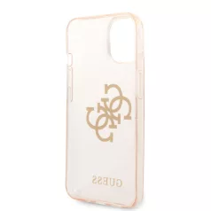   Guess Apple iPhone 14 Pro (6.1) Big 4G Full Glitter hátlapvédő tok arany (GUHCP14LPCUGL4GGO)