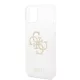 Guess Apple iPhone 14 Plus (6.7) Big 4G Full Glitter hátlapvédő tok átlátszó (GUHCP14MPCUGL4GTR)