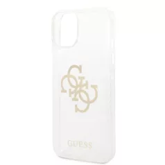   Guess Apple iPhone 14 Pro (6.1) Big 4G Full Glitter hátlapvédő tok átlátszó (GUHCP14LPCUGL4GTR)