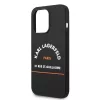 Karl Lagerfeld Rue St Guillaume Apple iPhone 14 Pro (6.1) hátlapvédő tok fekete (KLHCP14LSRSGHLK)