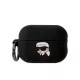Karl Lagerfeld 3D Logo NFT Karl Head Apple Airpods Pro 2 szilikon tok fekete (KLAP2RUNIKK)