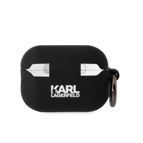 Karl Lagerfeld 3D Logo NFT Choupette Head Apple Airpods Pro 2 szilikon tok fekete (KLAP2RUNCHK)